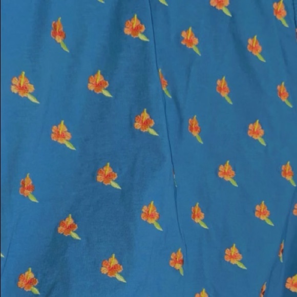 Onia XXL, Charles Trunks 7” Hibiscus Embroidery - Picture 2 of 5
